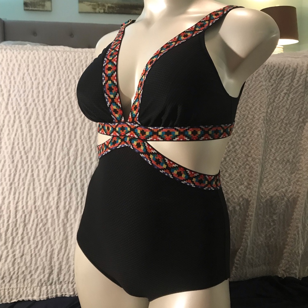 One piece size 14 tribal swimsuit
